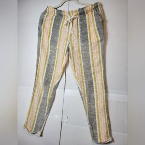 Rip Curl Multicolor Striped Pants (100% cotton)